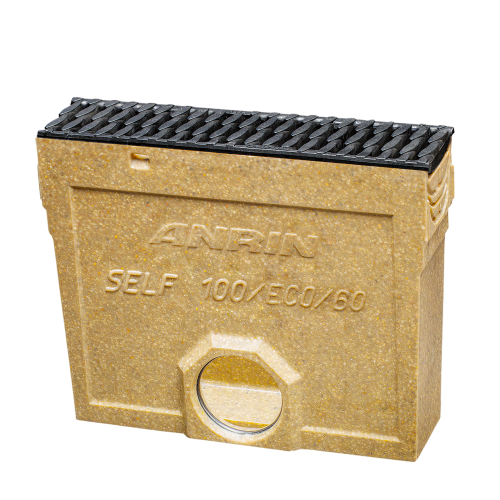 Anrin slibvangput SELF-100, Mini, poly-sleufrooster L=0.5M
