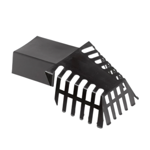 Dyka PE Bladvanger Type U 60x80 Zwart