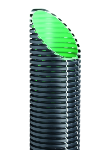 MW Aquaperf IT PE-HD, DN400, 464 x 396mm, gr/zw, L=6m