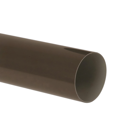 NICOLL Techtan PVC-Ti HWA buis 80mm L= 4m bruin