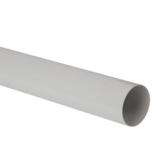 NICOLL Techtan PVC-Ti HWA buis 80mm L = 4m lichtgrijs