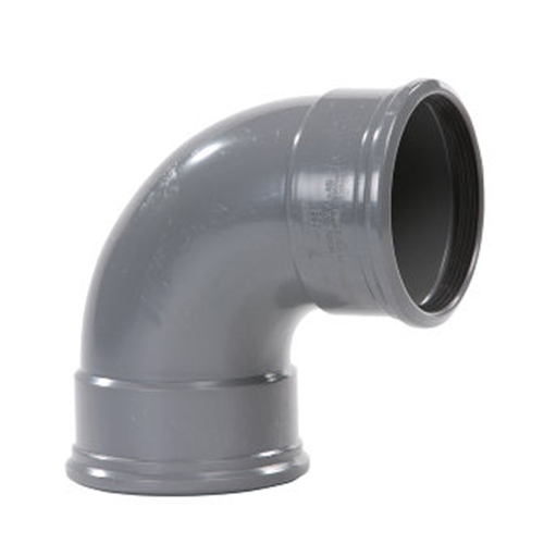Pipelife bocht sn8 87g 125 mm met zetting flex