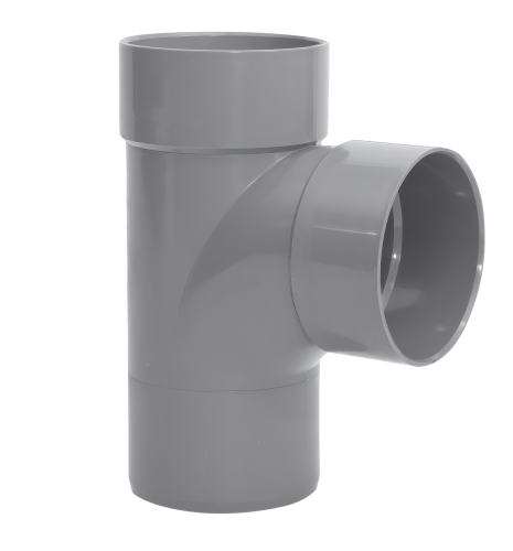 Pipelife lijm t-stuk 87gr 90x90mm m/s