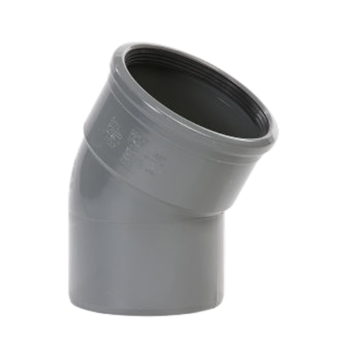 Pipelife pvc bocht m/s 125 30° sn4 gr
