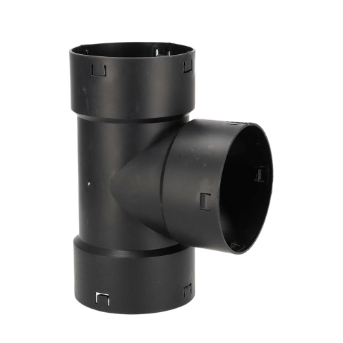 PP klik T-stuk 90°, 50 mm, voor drainagebuis