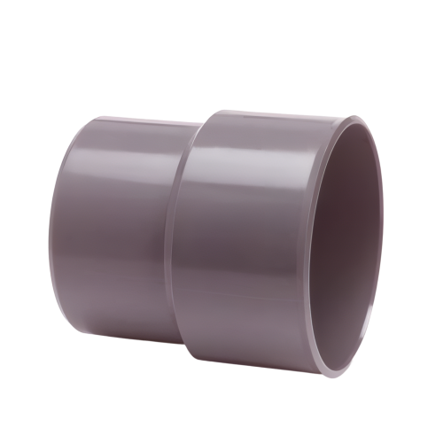 PVC reparatiemof 40mm, excentrisch, lijmmof x verjongd spie