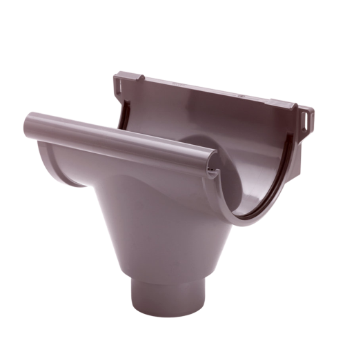 S-lon Klem gootuitloop voor mastgoot 125mm ⌀70-80mm, grijs