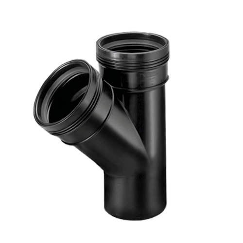 Wavin Wafix PP T-stuk 45° ZW 160 SN8 2M/S