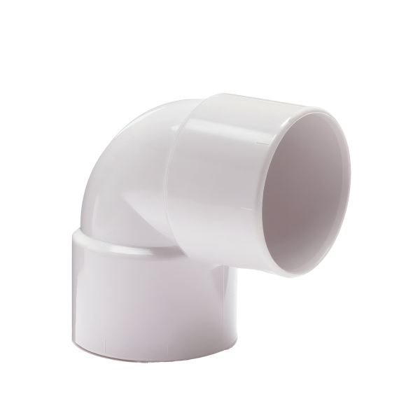 Pipelife lijm bocht 90gr 32mm mof-mof wit