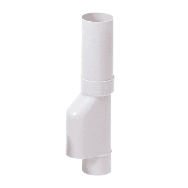 PP Bladscheider 80mm, voor Standleiding, wit