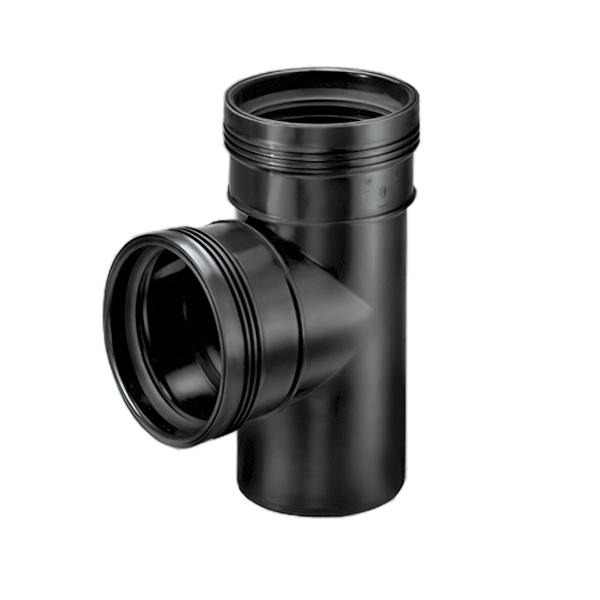 Wavin Wafix PP T-Stuk 88,5° ZW 110x75 2M/S
